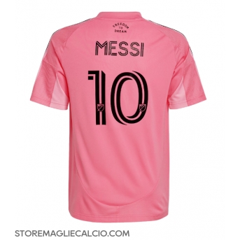 Inter Miami Lionel Messi #10 Maglia Gara Casa Repliche 2025-26